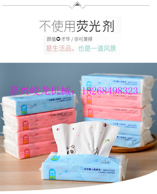 嘉興峻龍網紅產品懶人抹布抽取式折疊機木漿布水洗布懶人抹布做成抽式設備